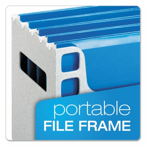 Pendaflex® DecoFlex Desk Top Hanging Folder File - Granite Perspective: bottom