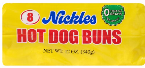 Nickles Enriched White Hot Dog Buns Perspective: bottom
