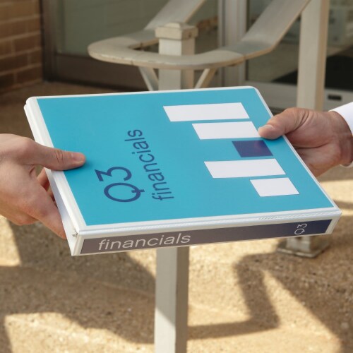 Wilson Jones 3-Ring Binder,2 ,White W362-44WPP Perspective: bottom