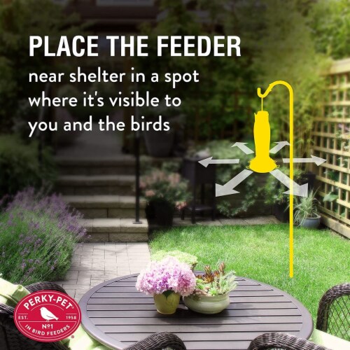 Woodstream 30 oz Top Fill Hummingbird Feeder Perspective: bottom