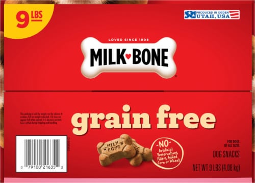 Milk-Bone® Grain-Free Small Biscuit Dog Treats Perspective: bottom