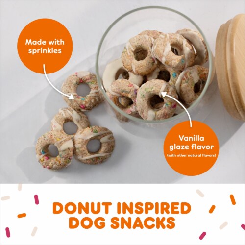 Milk-Bone Dunkin’ Vanilla Glaze Flavor Dog Biscuits With Other Natural Flavors Perspective: bottom