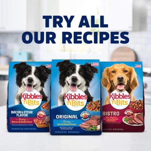 Kibbles 'n Bits® Mini Bits Small Breed Dry Dog Food Savory Beef & Chicken Flavors Perspective: bottom