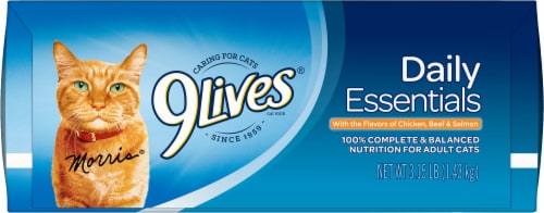9Lives® Daily Essentials Salmon Chicken & Beef Dry Cat Food Perspective: bottom