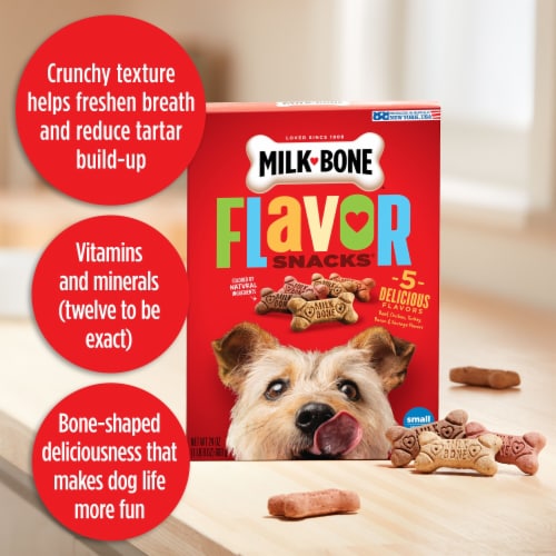 Milk-Bone® Flavor Snacks® Small Dog Biscuits Perspective: bottom