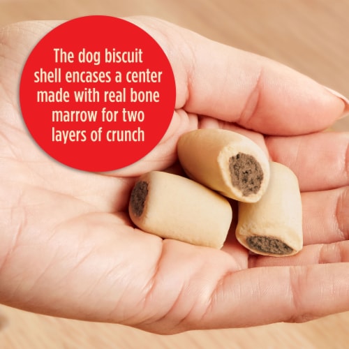 Milk-Bone MaroSnacks Peanut Butter Flavor Dog Treats With Bone Marrow Perspective: bottom