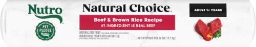 Nutro Natural Choice Beef & Brown Rice Adult Natural Dry Dog Food Perspective: bottom