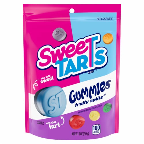 Sweetarts Gummies Fruity Splitz Perspective: bottom