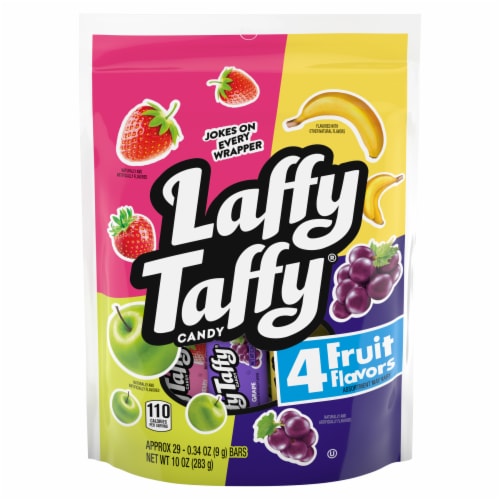 Laffy Taffy Mini Bars Assortment Candy Individually Wrapped Perspective: bottom