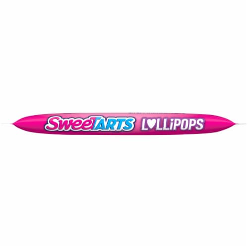 SweeTARTS Cherry Flavored Valentine Lollipops Candy Perspective: bottom