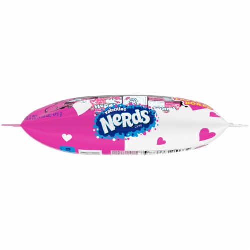 Nerds Strawberry & Punch Valentine's Candy 36 Count Perspective: bottom