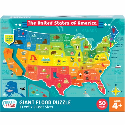 Chuckle & Roar Giant Floor Puzzle Perspective: bottom