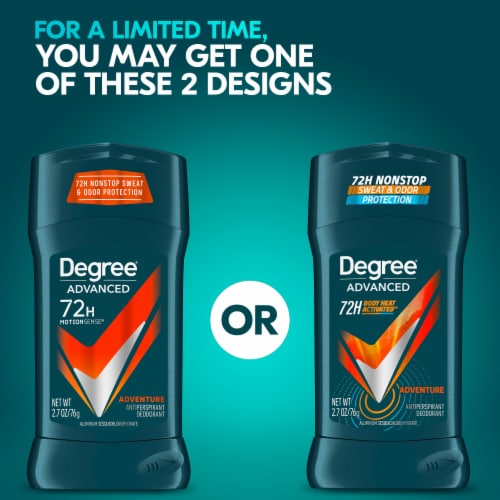 Degree Advanced Men's Antiperspirant Deodorant Stick Adventure Perspective: bottom