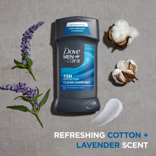 Dove Men+Care Men's Antiperspirant Deodorant Stick Clean Comfort Perspective: bottom