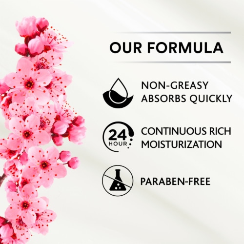 Suave Skin Solutions Wild Cherry Blossom Body Lotion Perspective: bottom