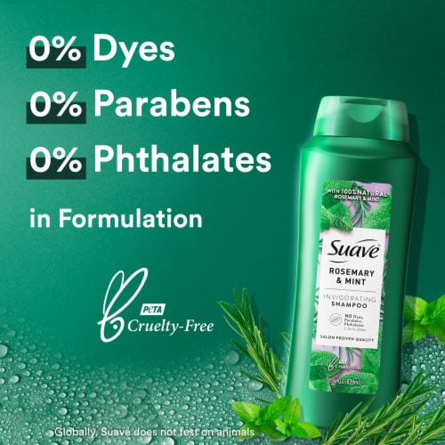 Suave Professionals Rosemary and Mint Invigorating Shampoo Perspective: bottom