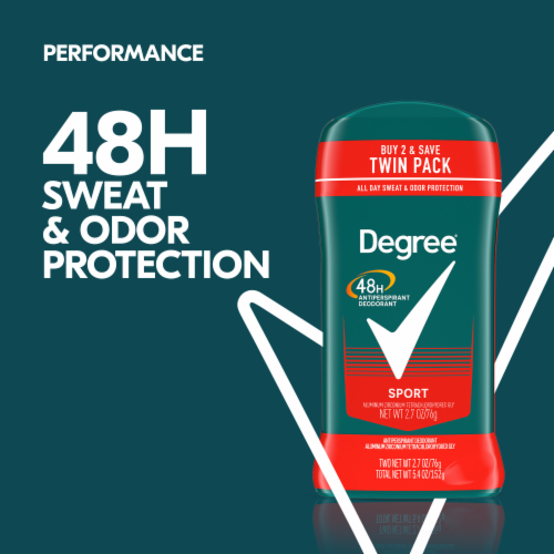 Degree Men Original Protection Sport Antiperspirant Deodorant Perspective: bottom