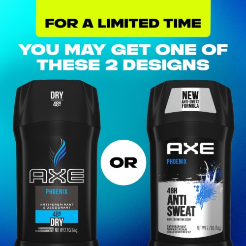 AXE Men 48-Hour Phoenix Antipesrpirant Deodorant Stick Perspective: bottom