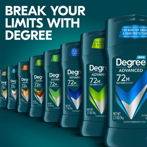 Degree Men Advanced Cool Rush Antiperspirant Deodorant Perspective: bottom