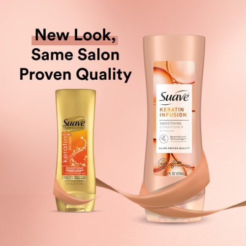 Suave Professionals Keratin Infusion Smoothing Conditioner Perspective: bottom