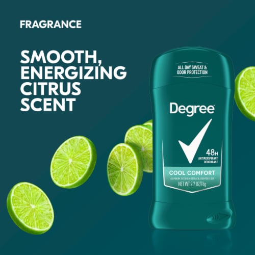 Degree Original Protection Men's Antiperspirant Deodorant Stick Cool Comfort Perspective: bottom