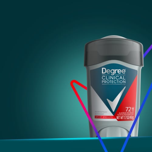Degree Clinical Protection Men's Antiperspirant Deodorant Stick Prescription-Strength Perspective: bottom