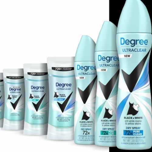 Degree Ultra Clear Women's Deodorant Stick Pure Clean Perspective: bottom