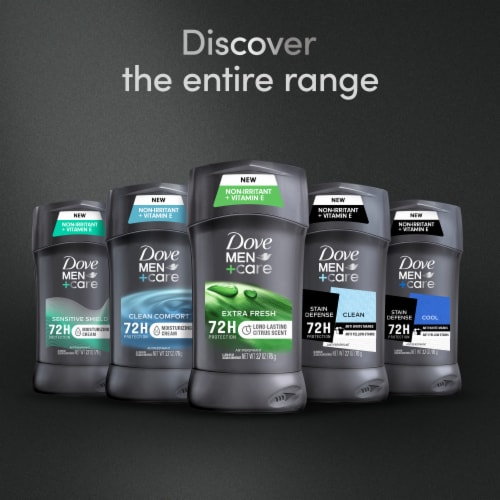 Dove Men+Care Extra Fresh Antiperspirant Deodorant Perspective: bottom