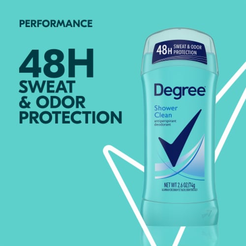 Degree Original Women's Antiperspirant Deodorant Stick Shower Clean Perspective: bottom