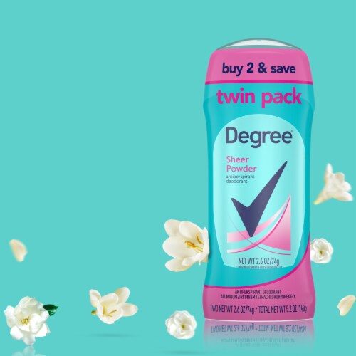 Degree Sheer Powder Antiperspirant Deodorant Perspective: bottom
