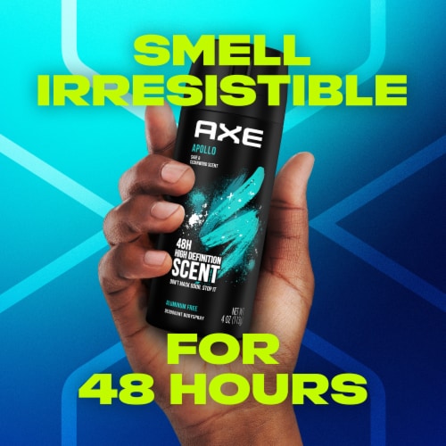 Axe Apollo Men's Deodorant Body Spray Sage & Cedarwood Aluminium-Free Perspective: bottom