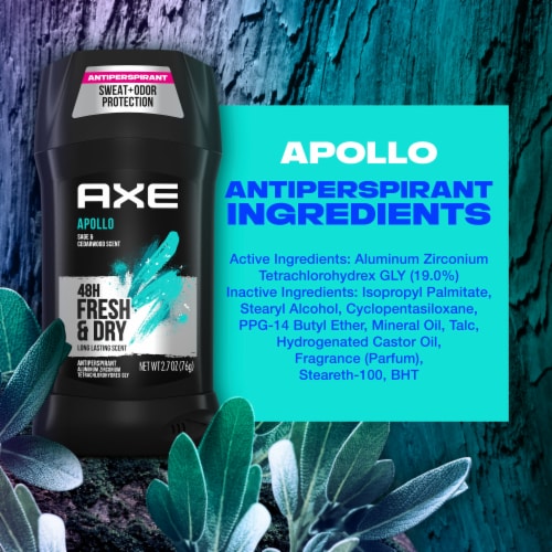 AXE Apollo Antiperspirant Deodorant Stick Perspective: bottom