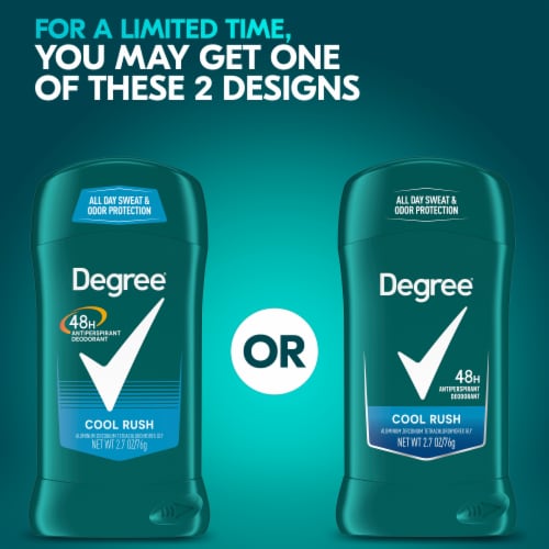 Degree Men Original Antiperspirant Deodorant Cool Rush Antiperspirant For Men Perspective: bottom