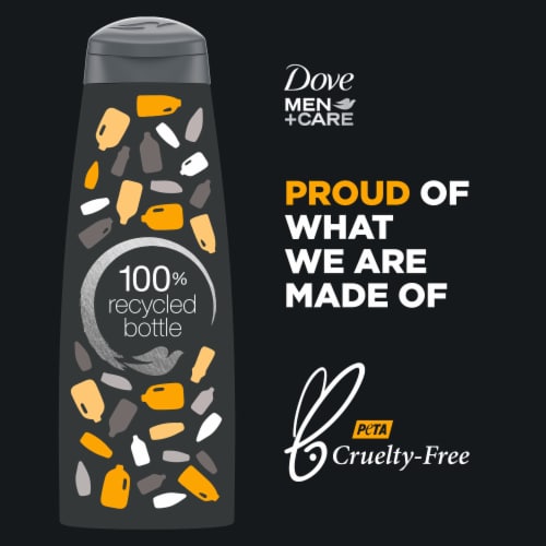 Dove Men+Care Fortifying Thick and Strong with Caffeine 2 in 1 Shampoo and Conditioner Perspective: bottom