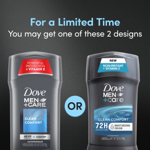 Dove Men+Care Clean Comfort Antiperspirant Deodorant Perspective: bottom