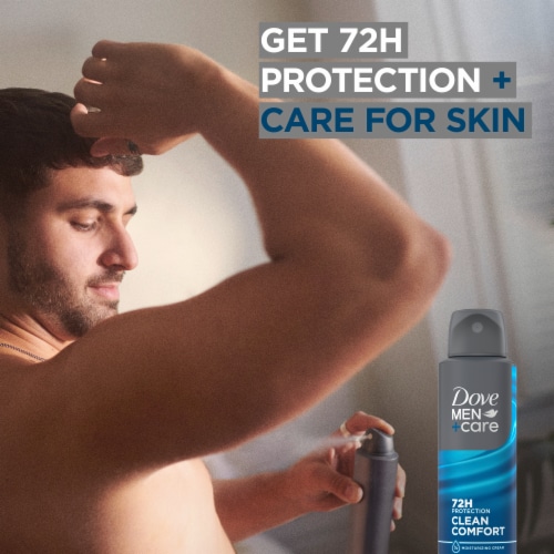 Dove Men+Care Clean Comfort Antiperspirant Deodorant Perspective: bottom
