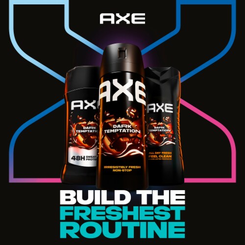 AXE Body Spray Deodorant Dark Temptation Deodorant for Men Formulated Without Aluminum Perspective: bottom