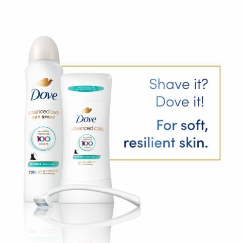 Dove Advanced Care Women's Antiperspirant Deodorant Spray Sheer Cool Perspective: bottom