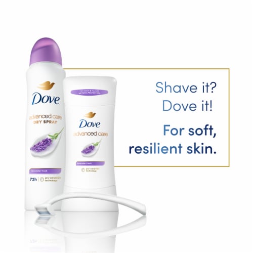Dove Advanced Care Women's Antiperspirant Deodorant Spray Lavender Fresh Perspective: bottom