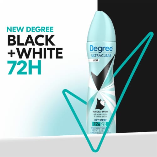 Degree UltraClear Women's Antiperspirant Deodorant Spray Pure Rain Perspective: bottom