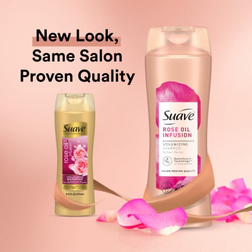 Suave Professionals Rose Oil Infusion Shampoo Perspective: bottom