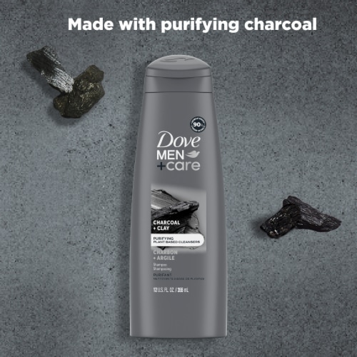 Dove Men+Care Charcoal + Clay Shampoo Perspective: bottom