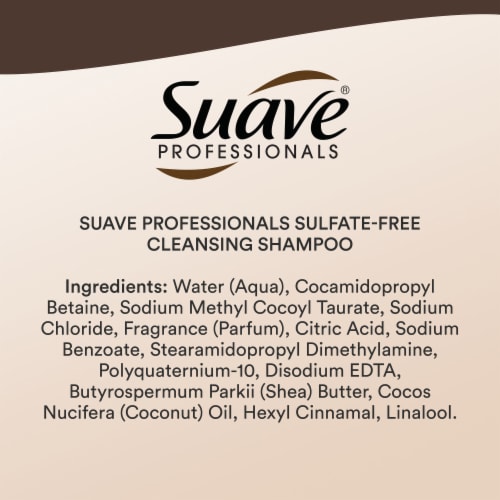 Suave® Professionals Sulfate-Free Shea Butter & Coconut Oil Shampoo for Curly Hair Perspective: bottom
