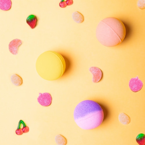 Suave Flavor Factory Fruit Fusion Bath Bombs Perspective: bottom
