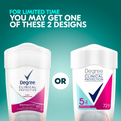 Degree Clinical Protection Women's Antiperspirant Deodorant Stick Perspective: bottom