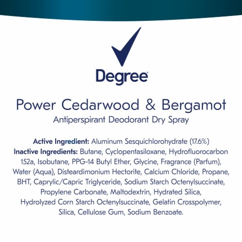 Degree® Men 72-Hour Wetness Protection Power Strongest Antiperspirant Deodorant Spray Perspective: bottom