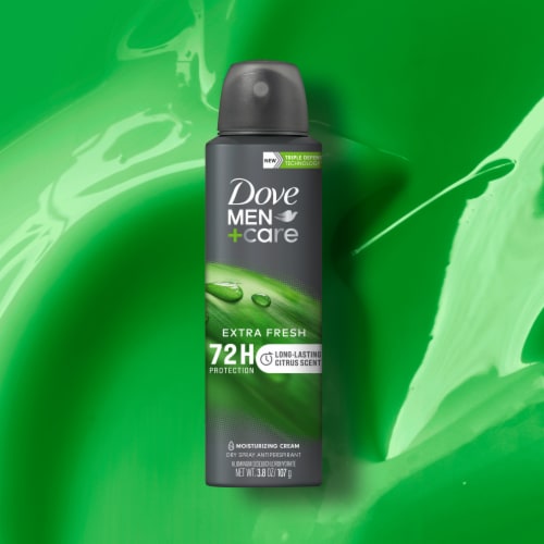 Dove Men+Care Men's Antiperspirant Deodorant Dry Spray Extra Fresh Perspective: bottom