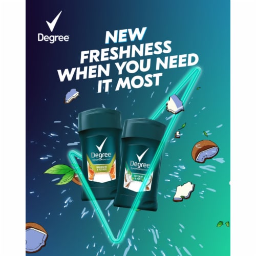 Degree Men Coconut & Mint Antiperspirant Deodorant Perspective: bottom