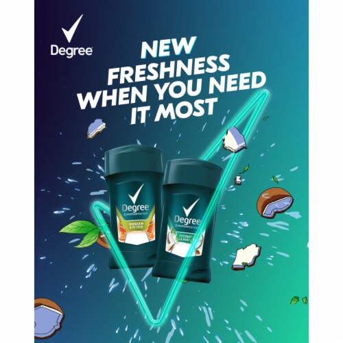 Degree Men Coconut & Mint Antiperspirant Deodorant Perspective: bottom