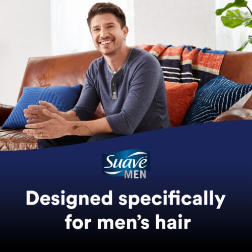 Suave Men Ocean Charge 2-in1 Shampoo and Conditioner Perspective: bottom